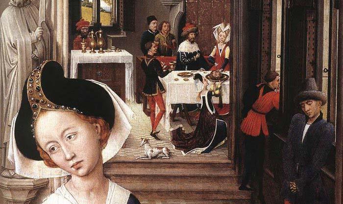 WEYDEN, Rogier van der St John Altarpiece Norge oil painting art